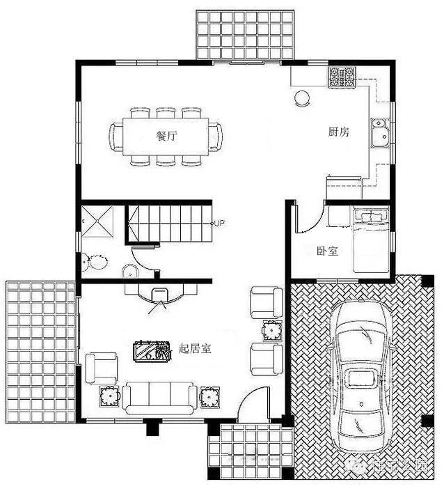 2層別墅，4室2廳，簡單舒適