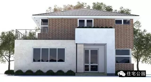 2層田園別墅，同樣的紅磚，不一樣的設(shè)計！