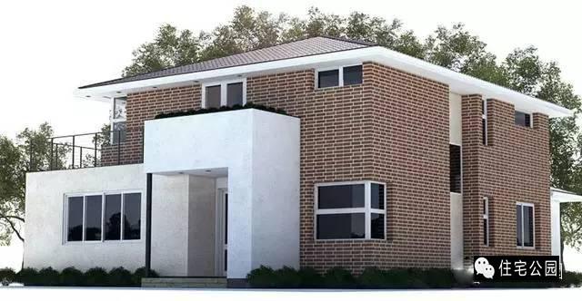 2層田園別墅，同樣的紅磚，不一樣的設(shè)計！