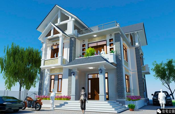 14X11米2層別墅，小院、泳池、菜園，內(nèi)外兼修