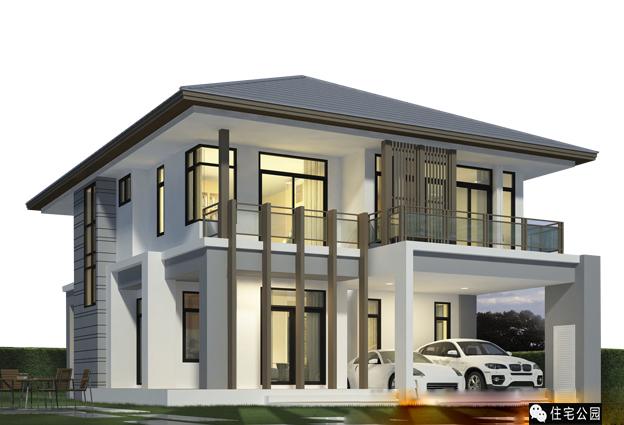 2層時(shí)尚別墅，3個(gè)套間，還有客廳、茶室！