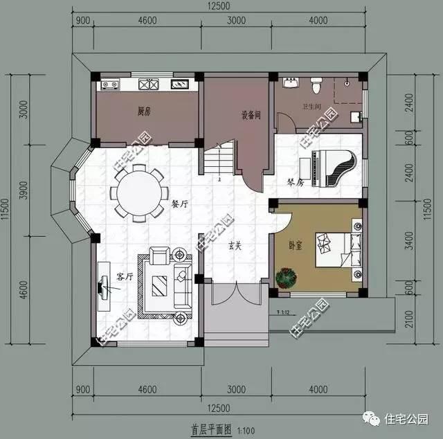 2套農(nóng)村自建房12.5X11米，建2層還是一層半？