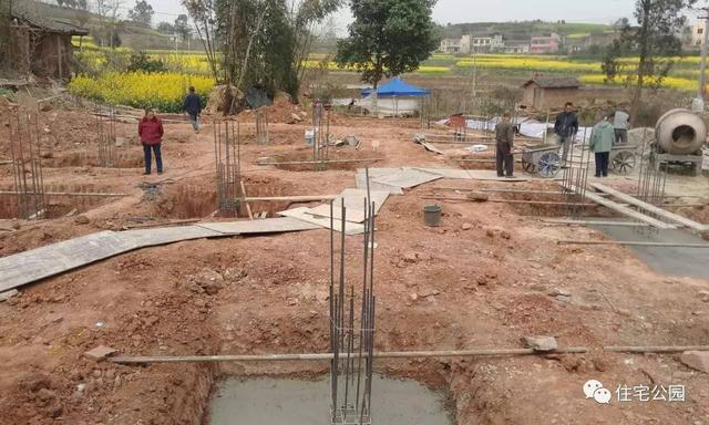 成都金堂農(nóng)村65萬建雙拼，這樣的基礎(chǔ)才安心