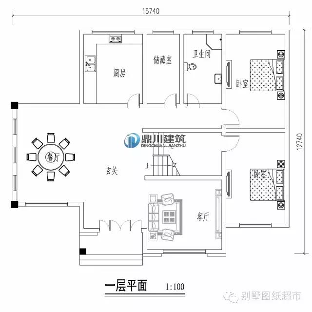 15.5米×12.5米美式鄉(xiāng)村小別墅，你們猜猜多少錢？