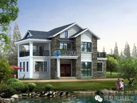 15.5米×12.5米美式鄉(xiāng)村小別墅，你們猜猜多少錢？