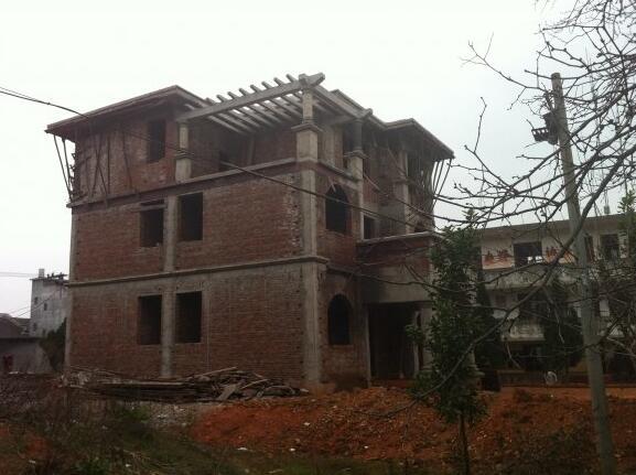 11.4米x11.5米農(nóng)村自建房，有前院還有后院，別說不羨慕