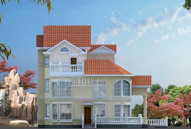 這三層優(yōu)雅小別墅一眼就愛上了，這造型建出來(lái)就成了村里一道風(fēng)景