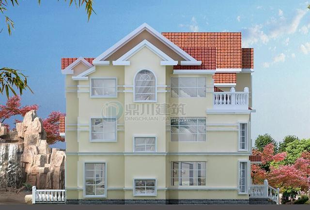 這三層優(yōu)雅小別墅一眼就愛上了，這造型建出來(lái)就成了村里一道風(fēng)景