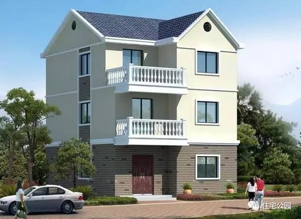 宅基地面寬小？這10套戶型面寬8m隨便挑一套回村建！