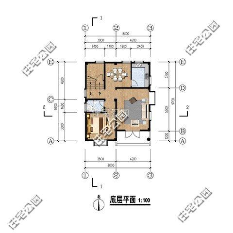 宅基地面寬??？這10套戶型面寬8m隨便挑一套回村建！