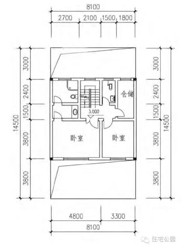 宅基地面寬??？這10套戶型面寬8m隨便挑一套回村建！