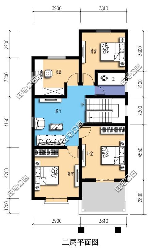宅基地面寬小？這10套戶型面寬8m隨便挑一套回村建！