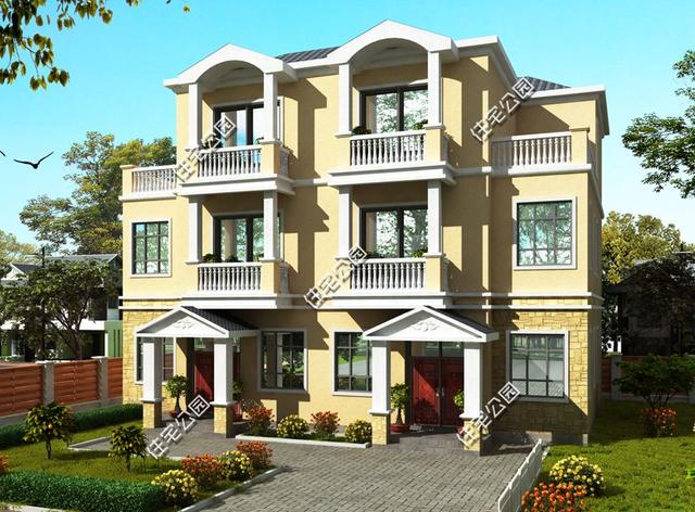 宅基地面寬小？這10套戶型面寬8m隨便挑一套回村建！