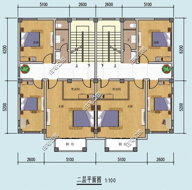 宅基地面寬??？這10套戶型面寬8m隨便挑一套回村建！