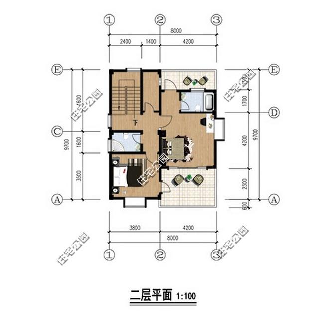 宅基地面寬??？這10套戶型面寬8m隨便挑一套回村建！