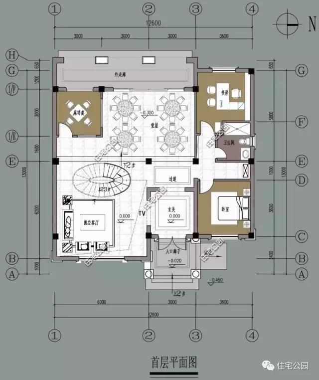 造價25萬的農(nóng)村別墅12X14米，同一布局，兩種外觀可選！