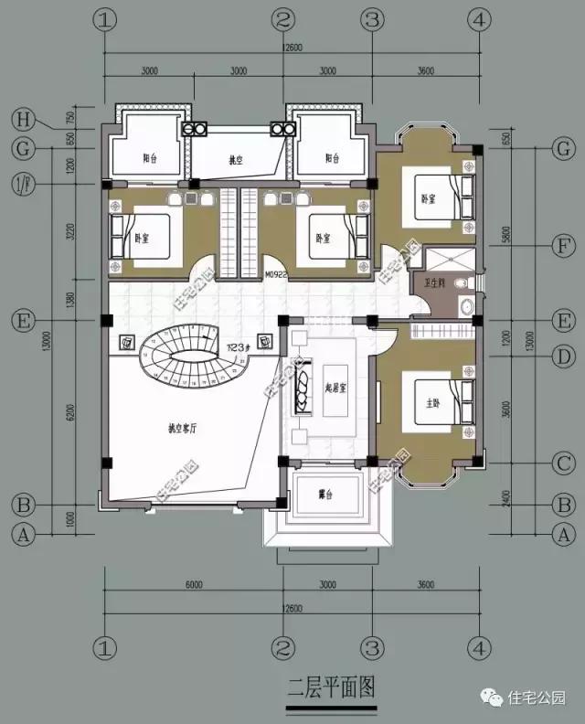 造價25萬的農(nóng)村別墅12X14米，同一布局，兩種外觀可選！