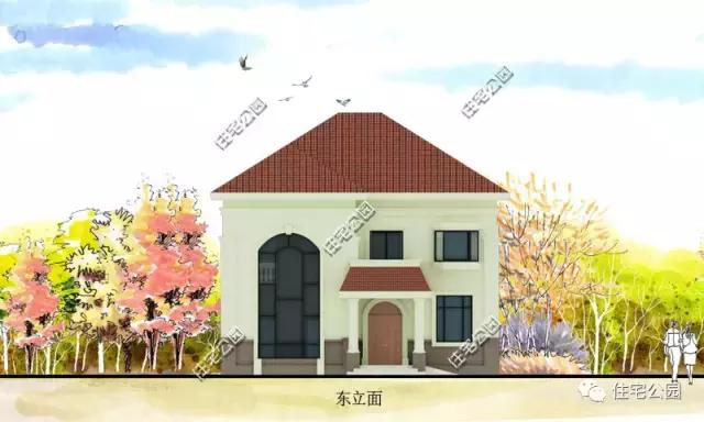 造價25萬的農(nóng)村別墅12X14米，同一布局，兩種外觀可選！