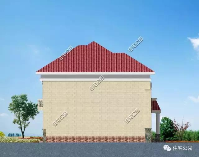 造價25萬的農(nóng)村別墅12X14米，同一布局，兩種外觀可選！