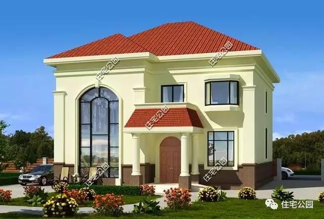 造價25萬的農(nóng)村別墅12X14米，同一布局，兩種外觀可選！