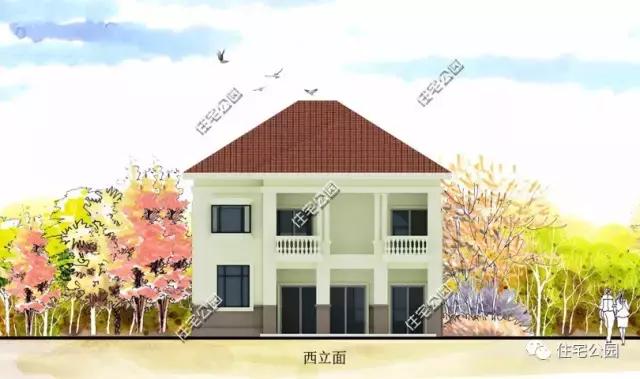 造價25萬的農(nóng)村別墅12X14米，同一布局，兩種外觀可選！