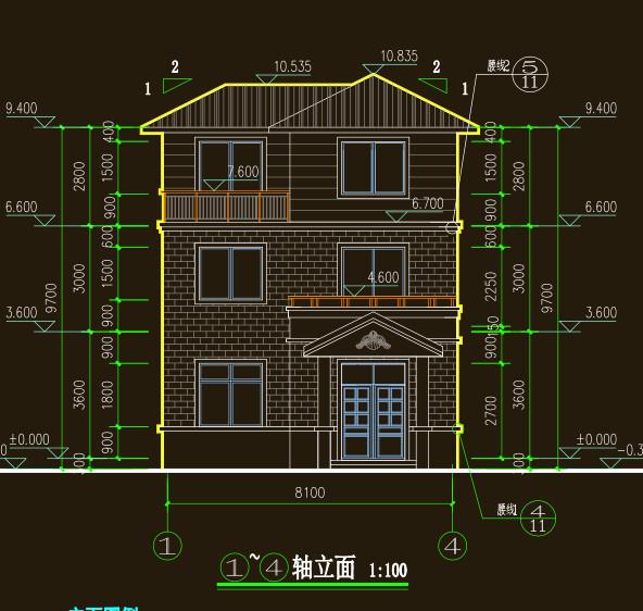 簡單三層農(nóng)村自建房20萬可建，8x10米 帶堂屋