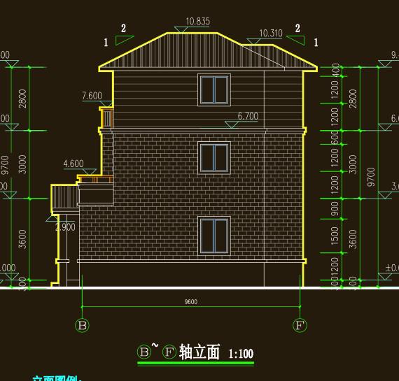 簡單三層農(nóng)村自建房20萬可建，8x10米 帶堂屋