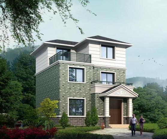 簡單三層農(nóng)村自建房20萬可建，8x10米 帶堂屋