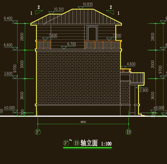 簡單三層農(nóng)村自建房20萬可建，8x10米 帶堂屋