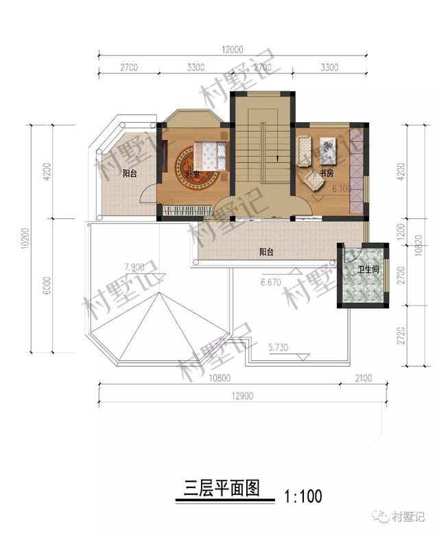 三層大氣歐式農(nóng)村別墅，絲毫不輸城里