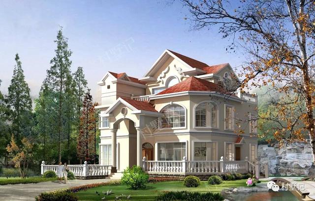 三層大氣歐式農(nóng)村別墅，絲毫不輸城里