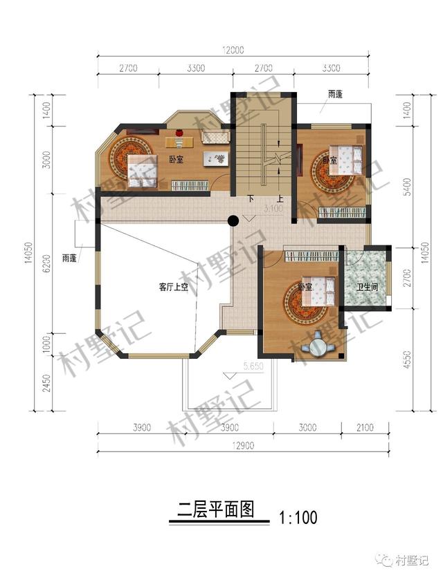 三層大氣歐式農(nóng)村別墅，絲毫不輸城里