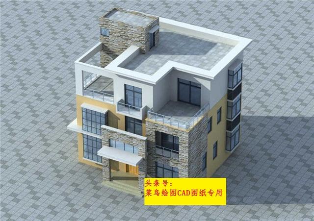 包工頭24萬(wàn)建3層別墅！玄關(guān)，涼亭，活動(dòng)室，布局通風(fēng)采光良好