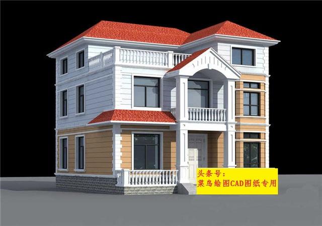 26萬(wàn)建3層別墅！外觀造型簡(jiǎn)潔，平面布置緊湊，采光通風(fēng)良好