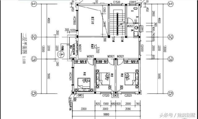 13米x9.8米三層農村自建別墅，農村歐式風正在興起