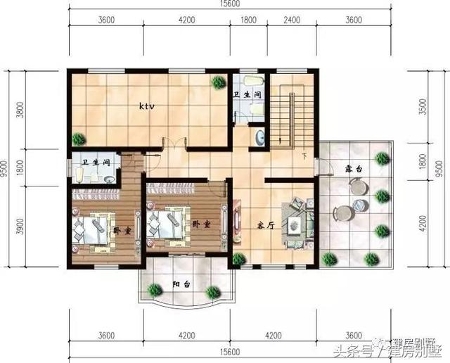 自從建了這棟別墅，再也不用去KTV花冤枉錢(qián)了