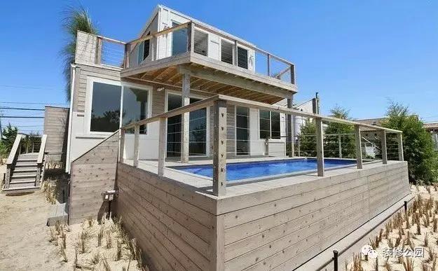 農(nóng)村別墅有庭院，上網(wǎng)買個(gè)集裝箱游泳池，下午就能游泳了