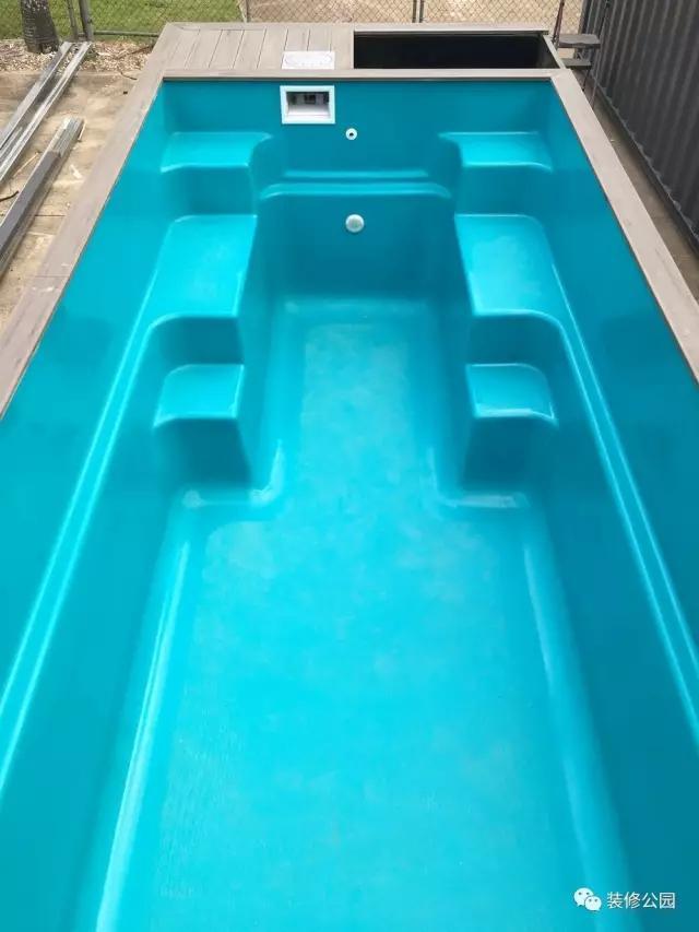 農(nóng)村別墅有庭院，上網(wǎng)買個(gè)集裝箱游泳池，下午就能游泳了