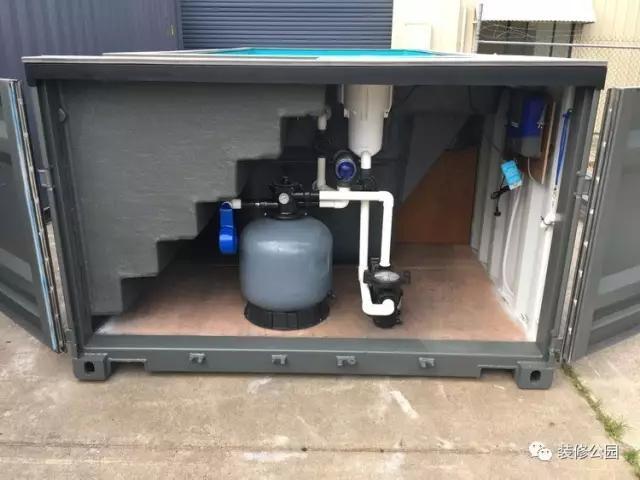 農(nóng)村別墅有庭院，上網(wǎng)買個(gè)集裝箱游泳池，下午就能游泳了