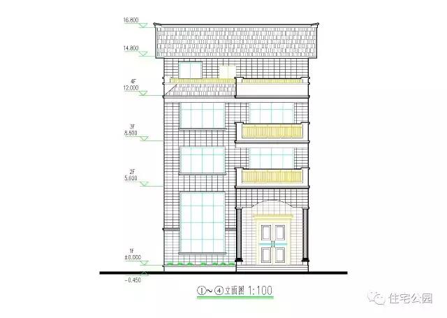 自建10X14米4層半戶型，祖孫同住不成問題，全圖！