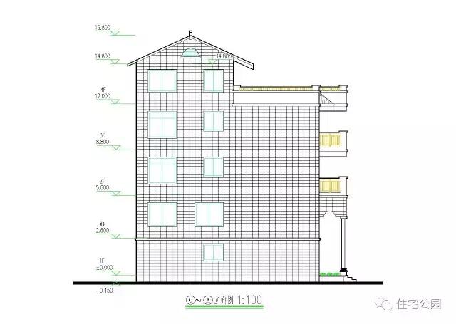 自建10X14米4層半戶型，祖孫同住不成問題，全圖！