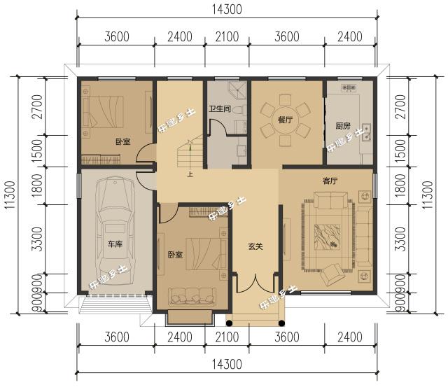二層簡歐農(nóng)村鄉(xiāng)間別墅設計，造型優(yōu)雅，性價比高