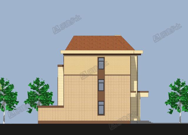 三層歐陸風(fēng)自建房設(shè)計(jì)，辦公+居住，布局設(shè)計(jì)實(shí)用合理