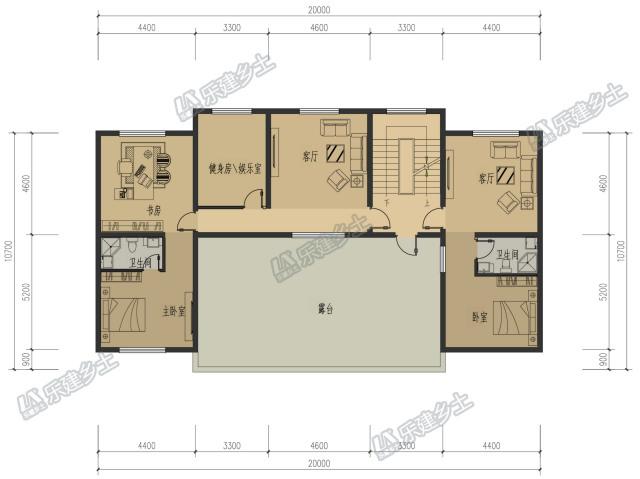 三層歐陸風(fēng)自建房設(shè)計(jì)，辦公+居住，布局設(shè)計(jì)實(shí)用合理