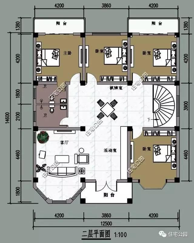 2套農(nóng)村別墅，客廳、堂屋都有，你建哪套？