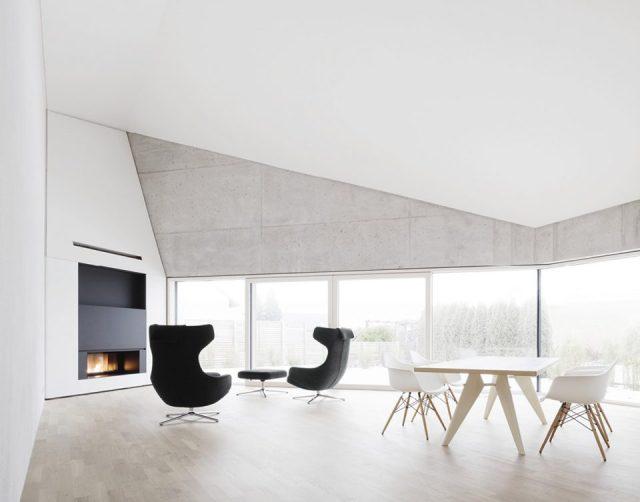 二層帶地下室極簡現(xiàn)代別墅設計，晶體外形獨具氣質(zhì)