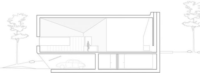 二層帶地下室極簡現(xiàn)代別墅設計，晶體外形獨具氣質(zhì)