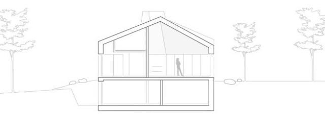 二層帶地下室極簡現(xiàn)代別墅設計，晶體外形獨具氣質(zhì)