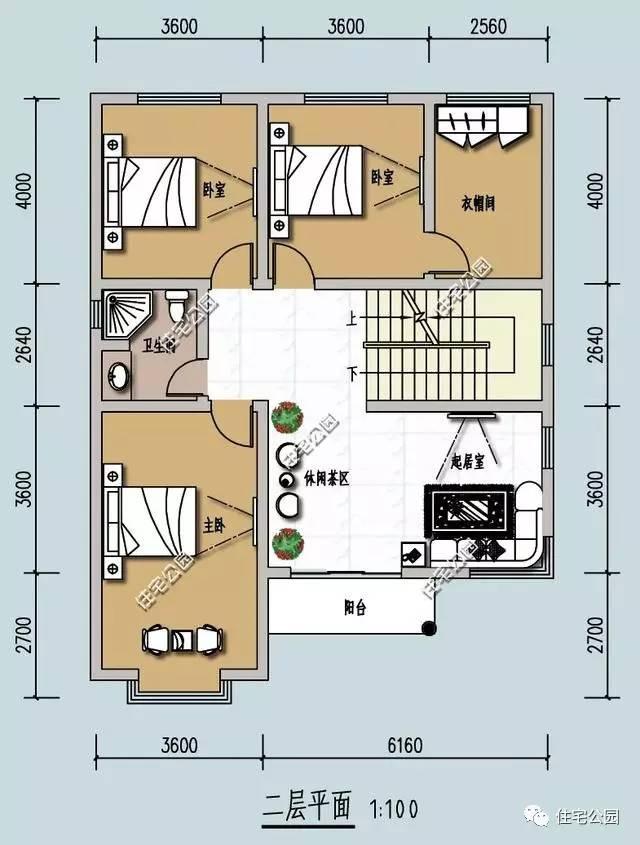 3套農(nóng)村自建房戶型，外觀要漂亮，顏色單調(diào)怎么行！