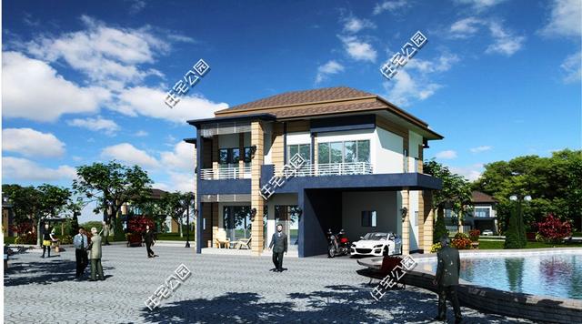 3套農(nóng)村自建房戶型，外觀要漂亮，顏色單調(diào)怎么行！